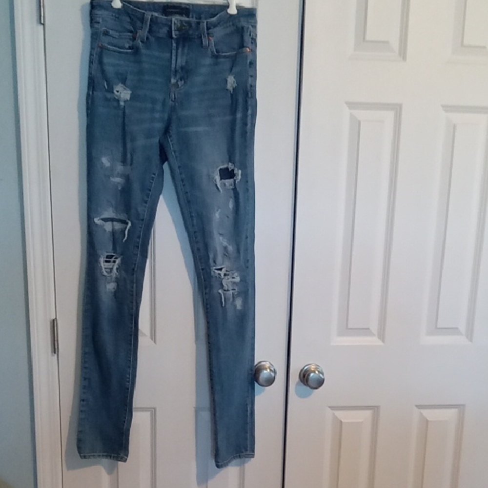 Aeropostale Men's Skinny Jeans - Faded Blue